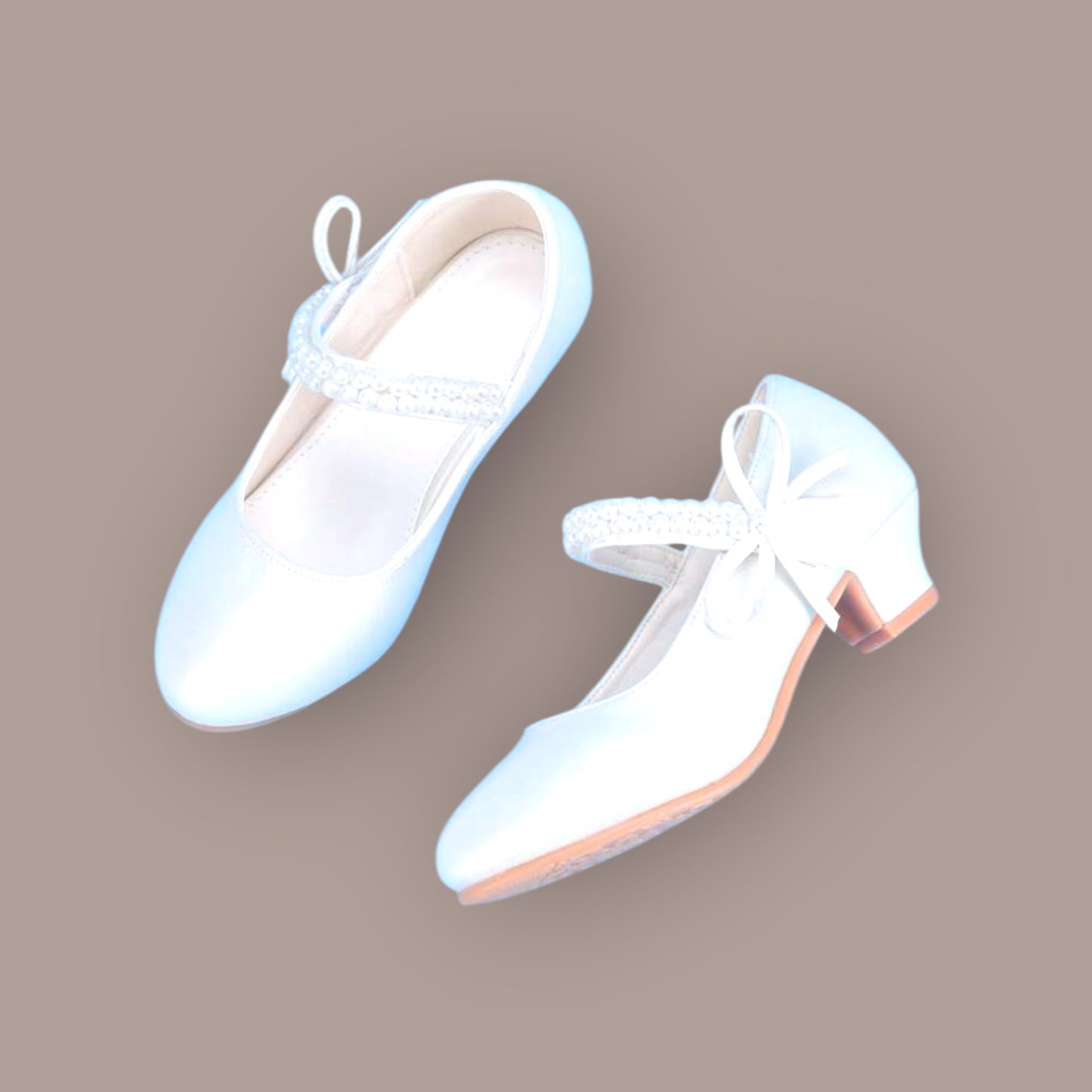 Pearl Ribbon Shoes