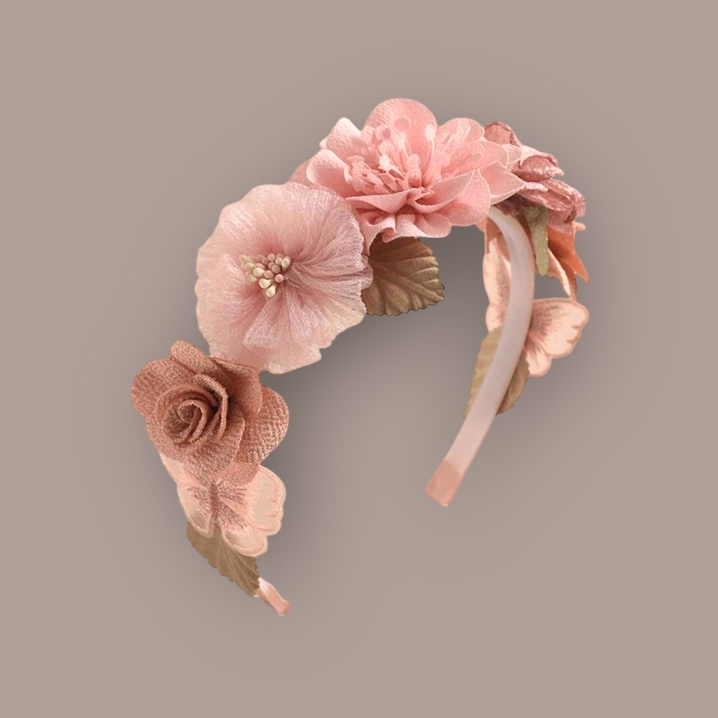 Rose Gold Floral Headband