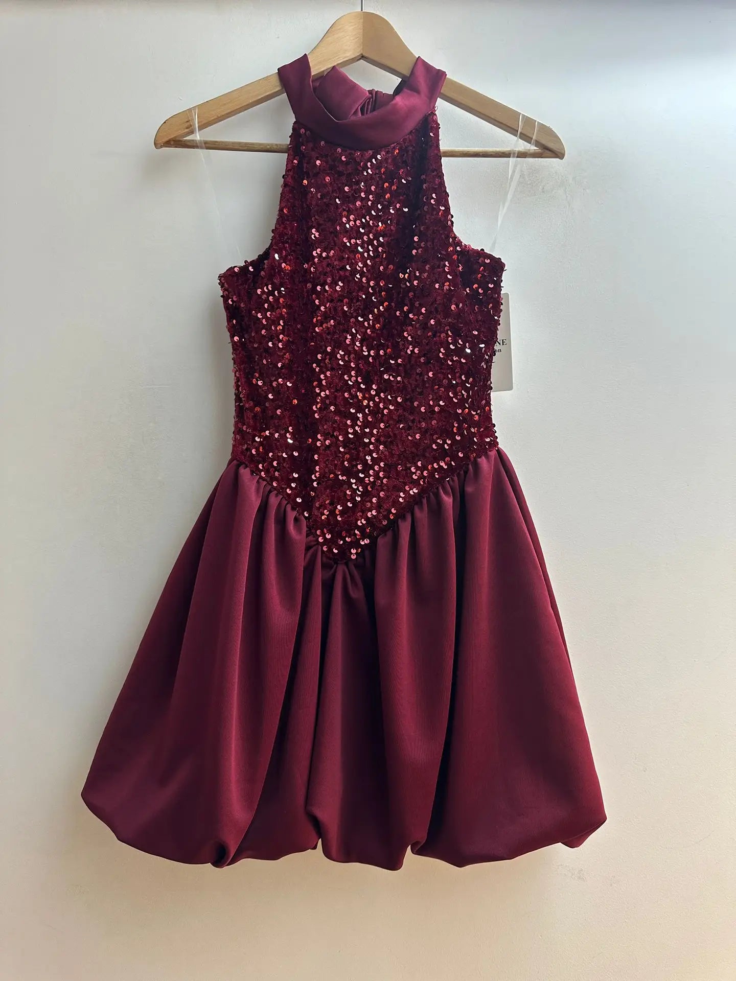 The Bubble Bow Mini Dress