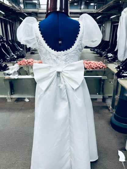 A timeless classic communion dress