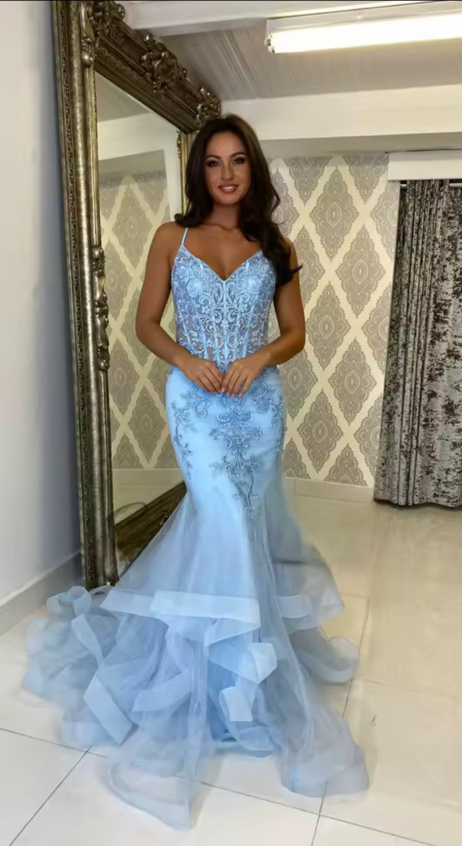 The Frosted Bloom Gown