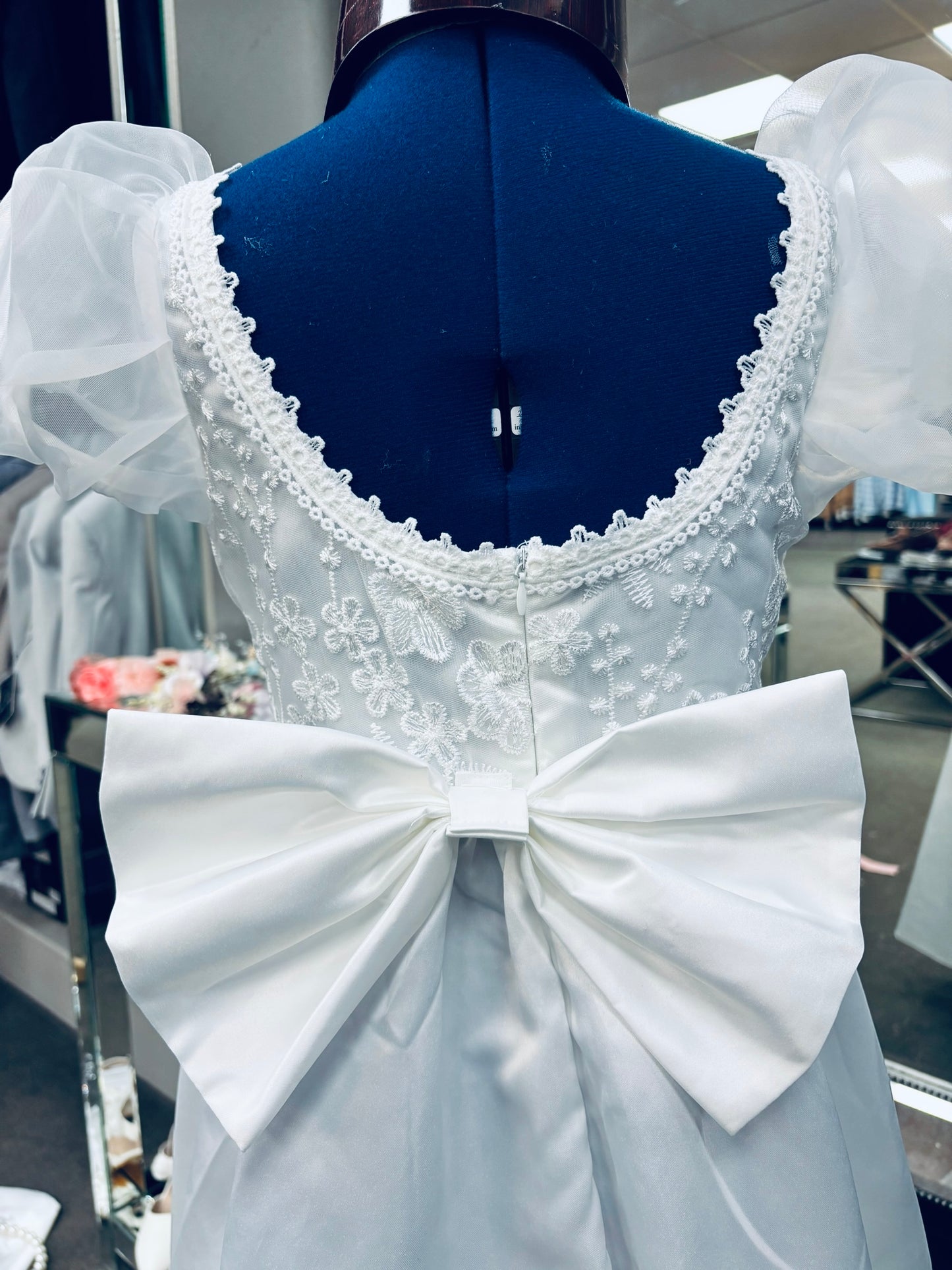 A timeless classic communion dress