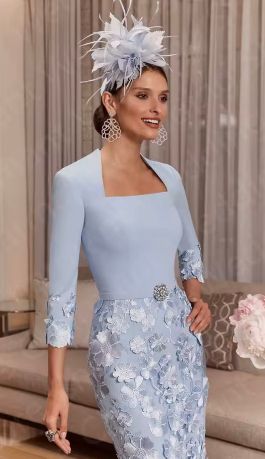 Sky Blue Floral