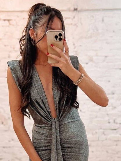 Midnight Muse Midi Dress