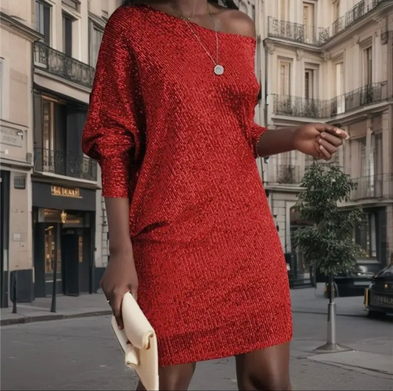 City Lights Sequin Mini Dress