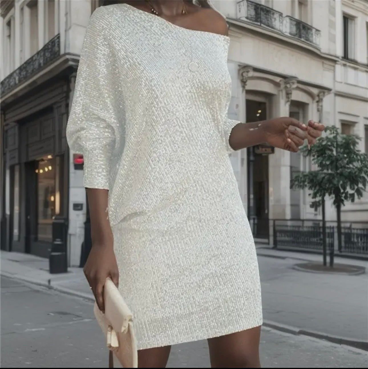 City Lights Sequin Mini Dress