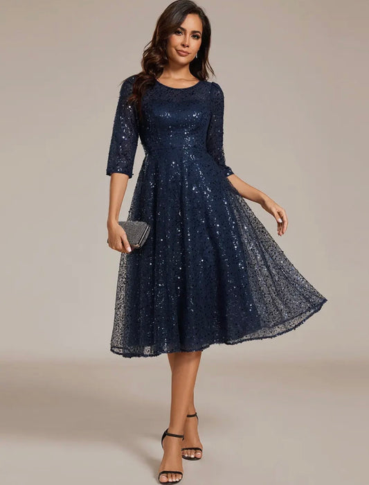 The Classic Sparkle Midi Dress