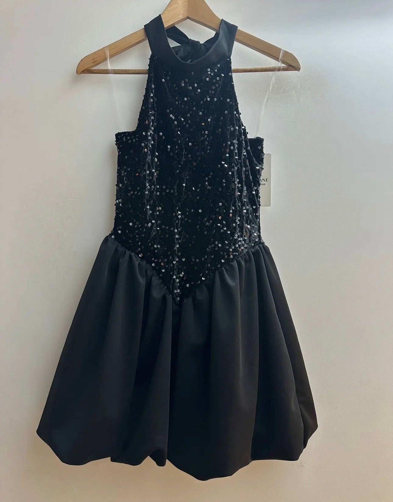 The Bubble Bow Mini Dress