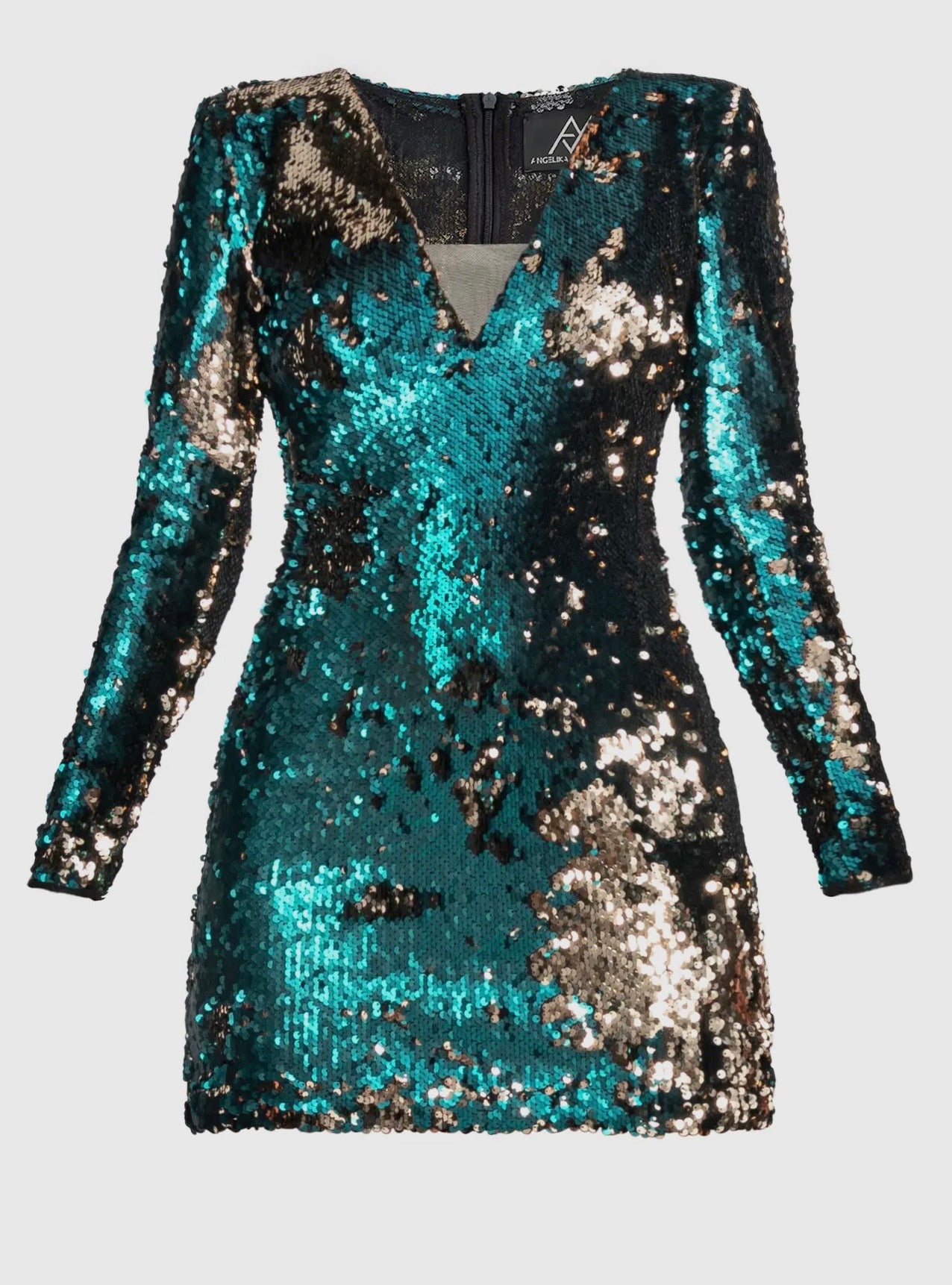 The Electric Teal Mini Dress