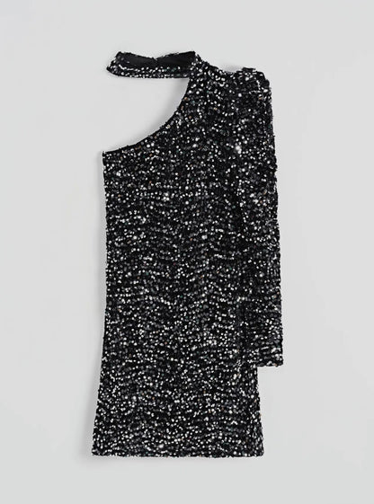 After Dark One-Shoulder Mini