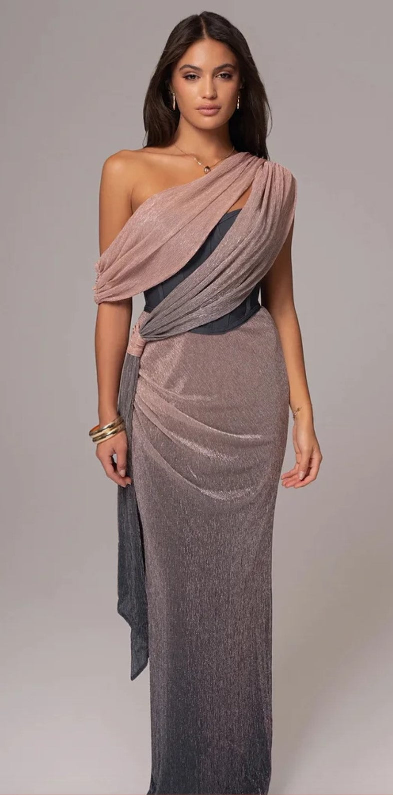 The Rosé Dusk Gown